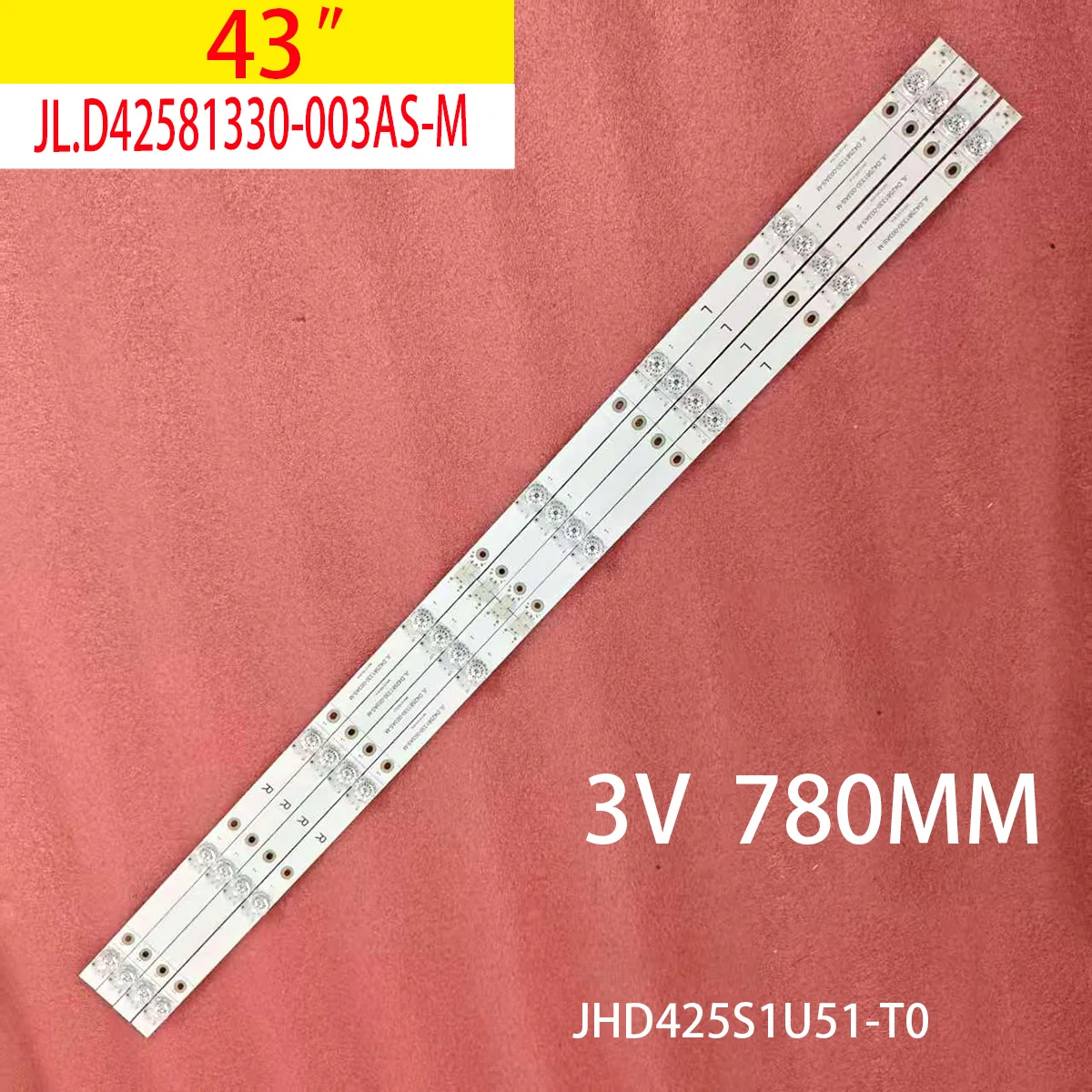 

Светодиодная лента подсветки для 43-дюймового телевизора JL.D42581330-003AS-M 43H6E H43A6100 43H6080E H43A6120 43RGE JHD425S1U51-T0 TH-43FX500C 43fx520c