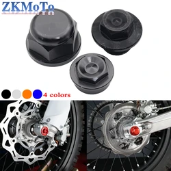 Motorcycle CNC Front Axle Nut Bolt Rear Axle Regulator Shaft Stop Axle Nut Cap For KTM EXC EXCF XCW SMR SX SXF XC XCF 2003-2022