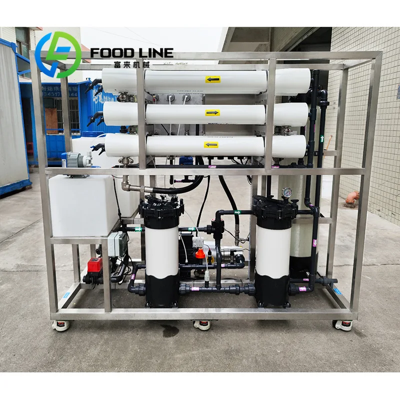 Industrial RO Water Treatment System Raw Water PH Adjustable Optimizes Running Condition For Different Quality Underground