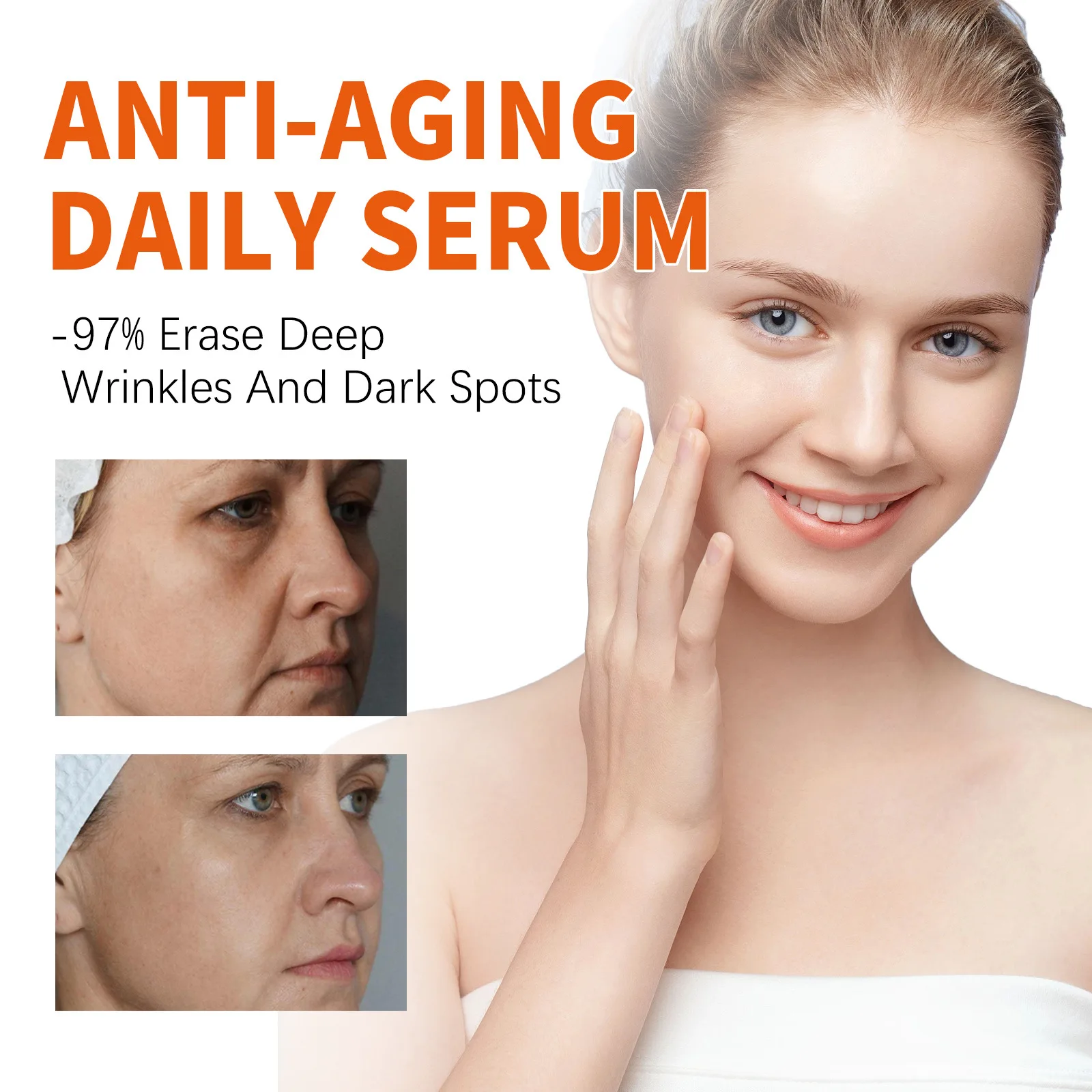 Anti-Rugas Dark Spot Corrector Soro para o Rosto, Fade Fine Lines, Lifting Firming, Whitening, Collagen Boost, Anti-Aging