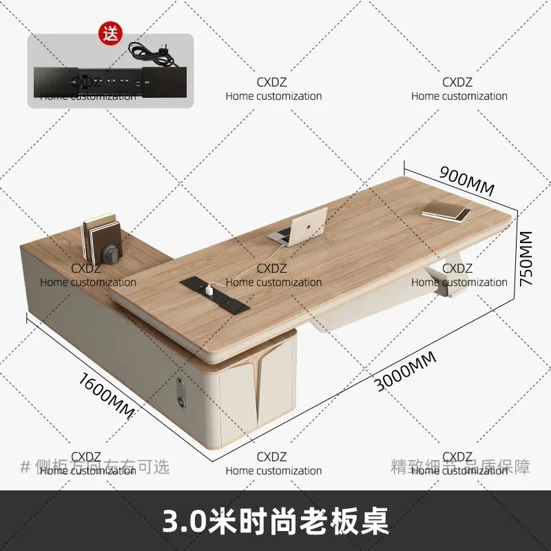 XXManager Wood Executive Office Desk Strong Computer Standing Office Desks Modern Luxury Mesa Escriotorio Furniture