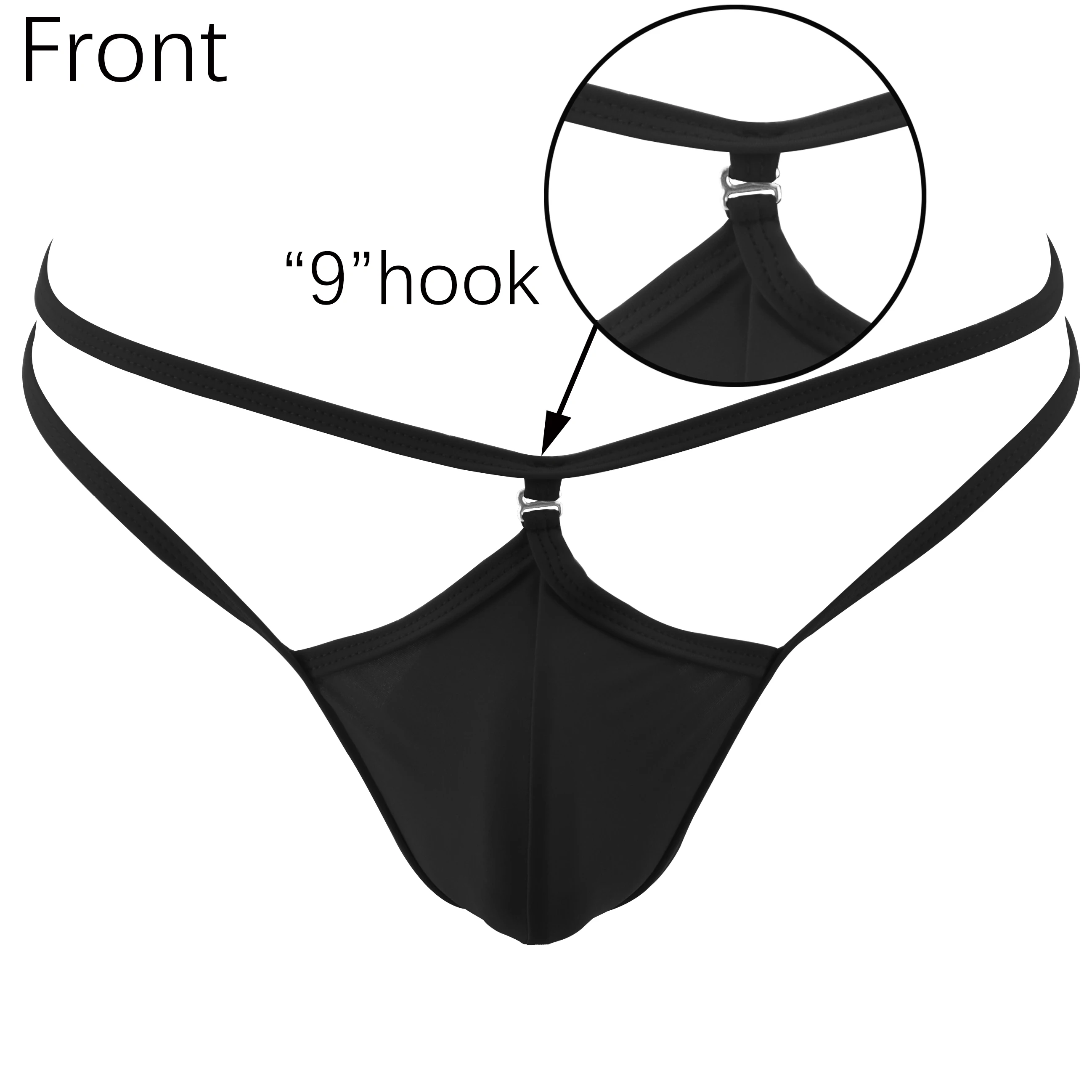 SHERRYLO Men's String Bikini Underwear Men String Thong Exotic Thongs and G-strings Sexy for Man Mens Jockstraps Mankini