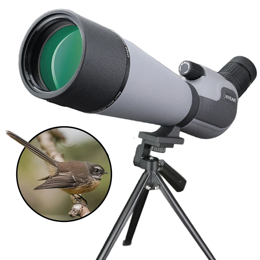 

Телескоп 25-75x80, зрительная труба, большое поле, мощный монокуляр с зумом и адаптером для телефона, штатив для наблюдения за птицами, кемпинга