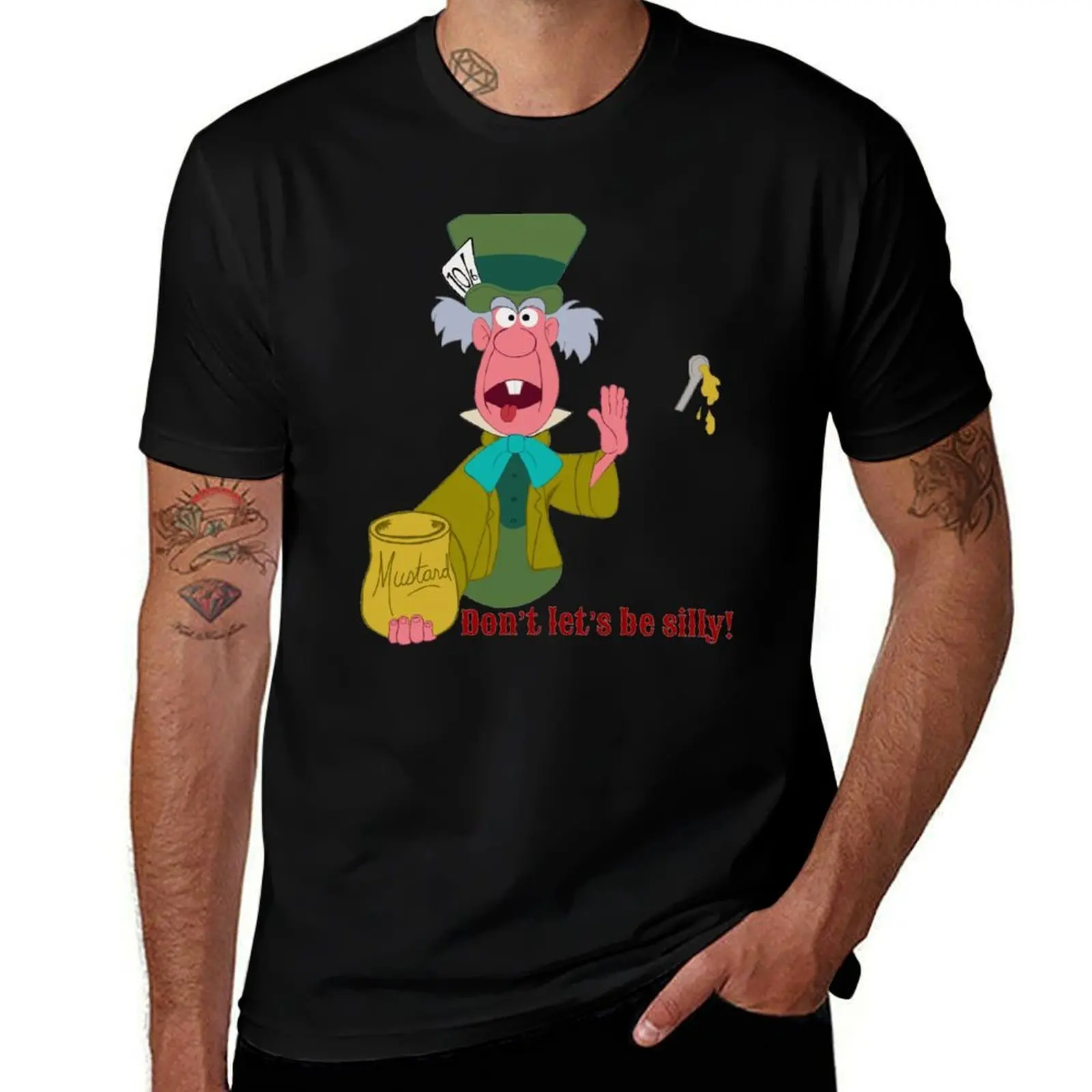 Mad Hatter! MUSTARD! T-Shirt Sports Casual Breathable Tee Shirt T-Shirt