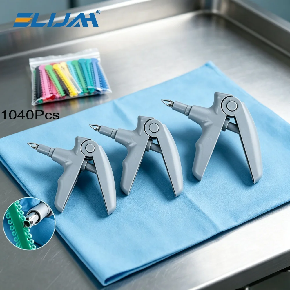 

Dental Orthodontic Ligature Gun 3pc Plastic for Elastic Ligature Ties Quick Easy Braces Ligation Tool Durable & Lightweight