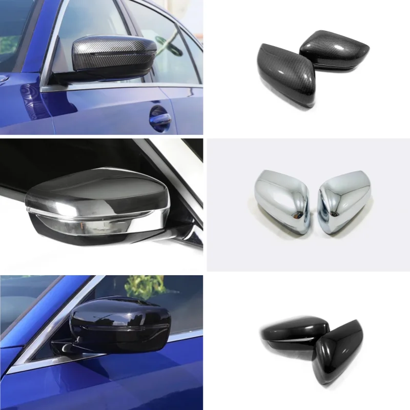 

ABS Rearview Mirror Caps Protective Cover Trim Turning Mirror Exterior Accessories For BMW 3 5 6 7 8 Series 2018+