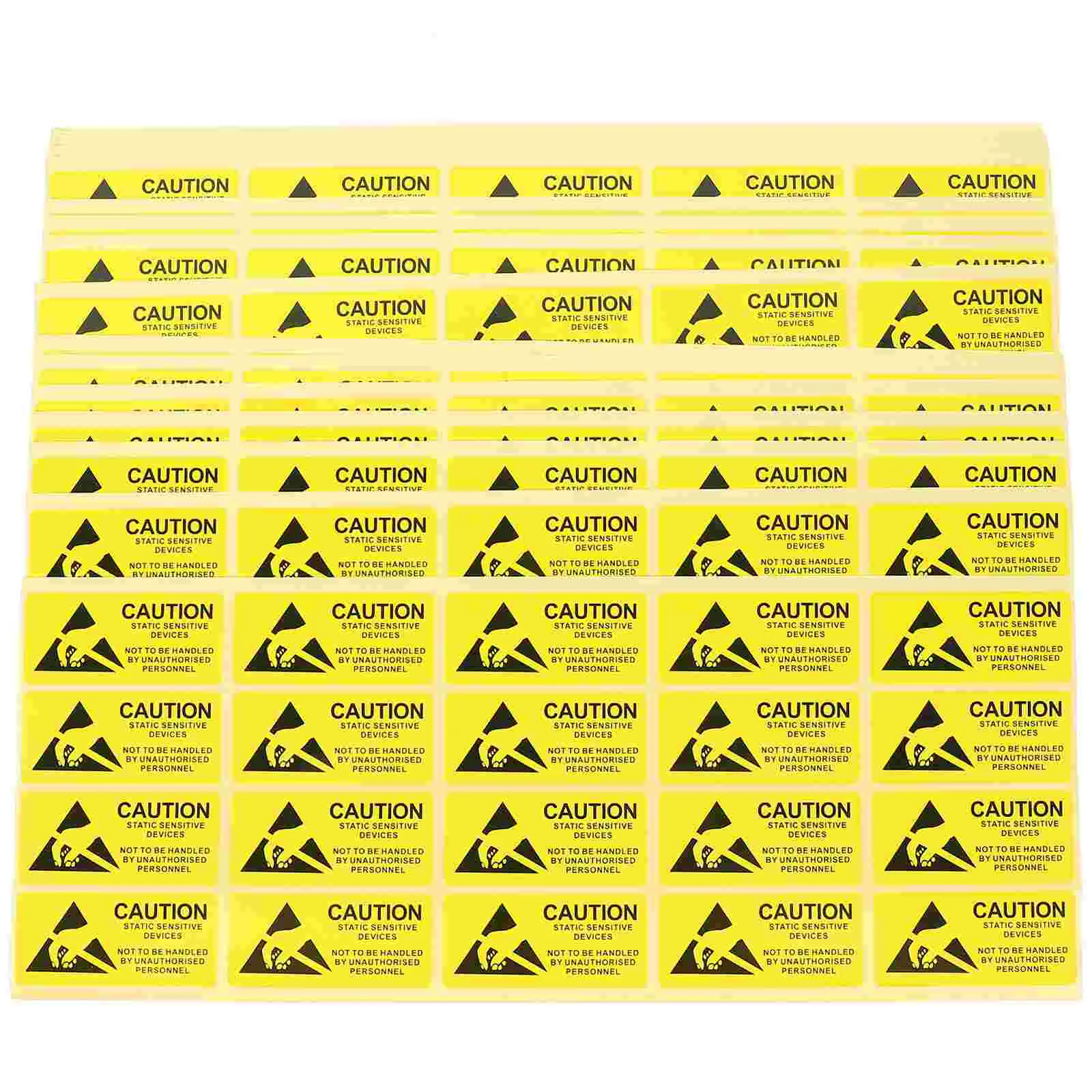 Static Esd Labels Stickers Sensitive Warning Sticker Sign Devices Label Anti Electrostatic Wall Safe Caution Attention Device