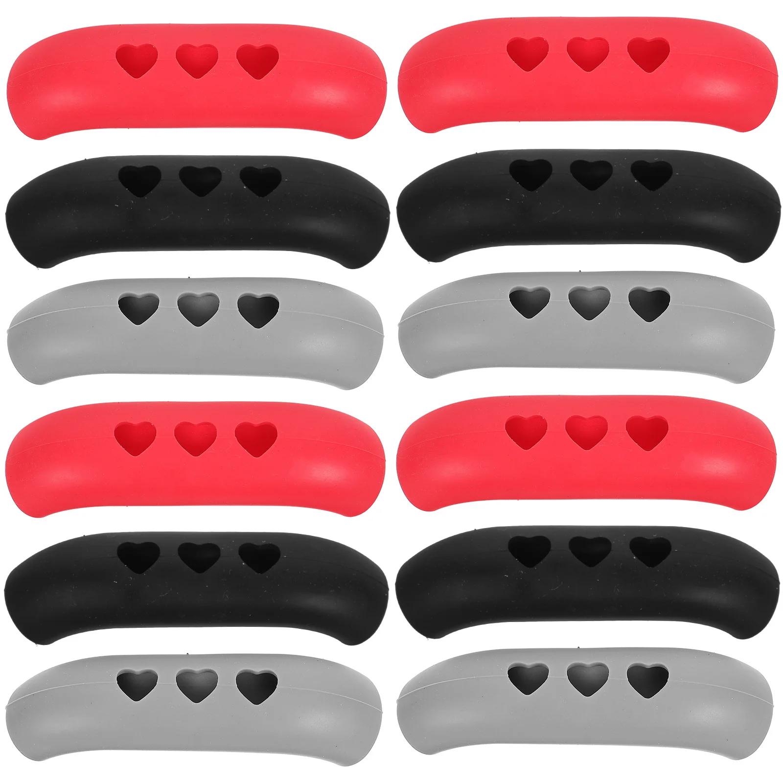 12Pcs Anti-Scald Kitchen Pot Handle Covers Heat Resistant Pan Protective Covers Practical Simple Installation Pan Handle Sleeve