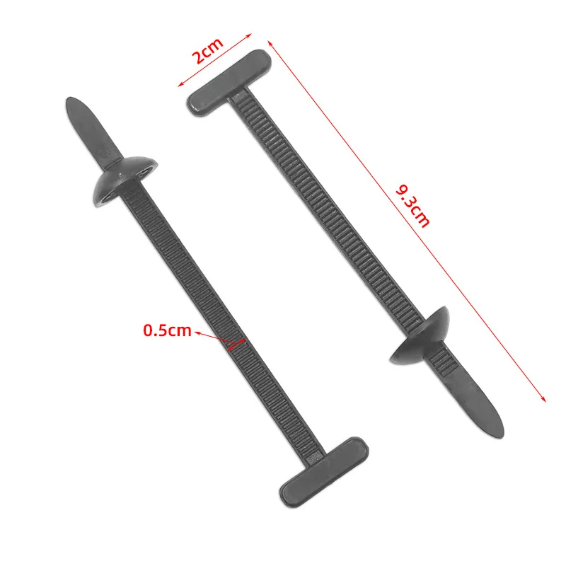 Multifunctional Cable Tie Clips for Securing Engine Undertrays, Fender Liners, Mudguards, and Trunk Interior Panel Covers, 10 Sets