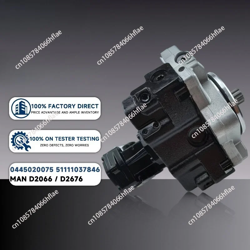 OEM 0445020075 Common Rail High Pressure Fuel Injection Pump 51111037846 for MAN D2066 D2676 TGX TGS Diesel Engine