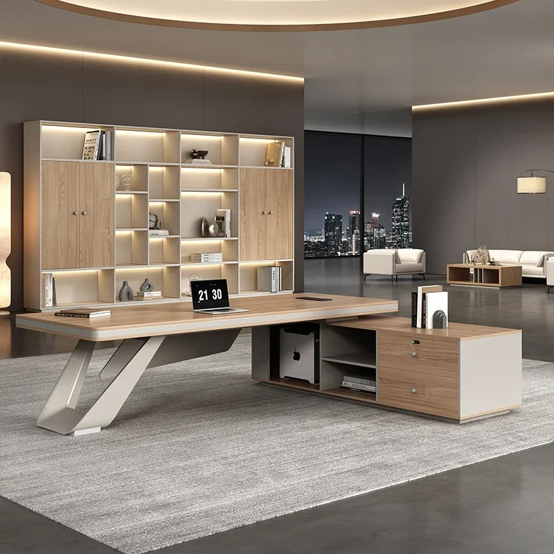 Manager Wood Executive Office Desk Designer Strong Computer Standing Office Desks Modern Luxury Mesa Escriotorio Furniture