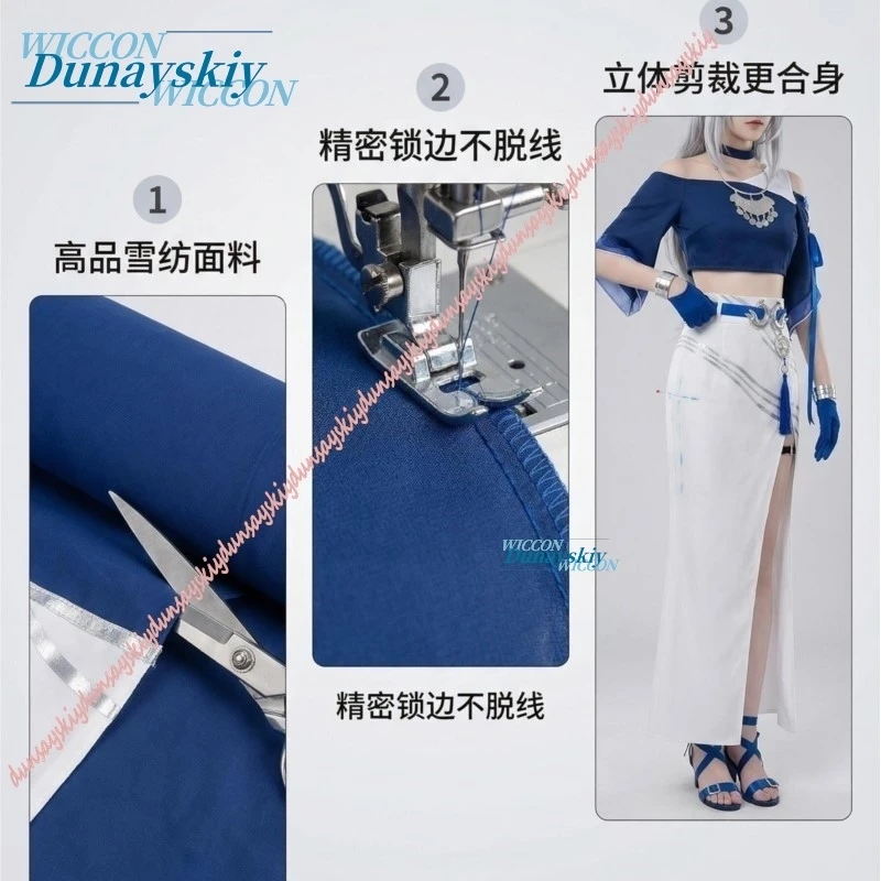

Anime Game Character Outfit For Women Honkai Star Rail Yaoguang Cosplay Costume Tea Party Collab Editio Halloween Carnival Party