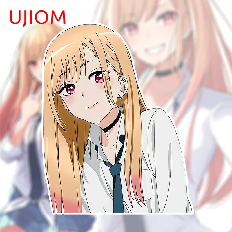 UJIOM Marin Kitagawa Pretty Girl Wall Sticker Scratch Proof Vinyl Decals 3D Home Decor Living Room Wallpapers Windows Sill Icon