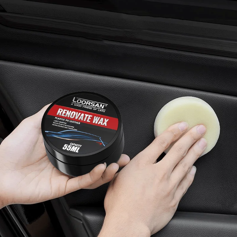 طقم شمع التجديد الداخلي من Loarsan، ترميم لوحة قياس متعددة الوظائف، طلاء كريستال نانو للأجزاء البلاستيكية، #3