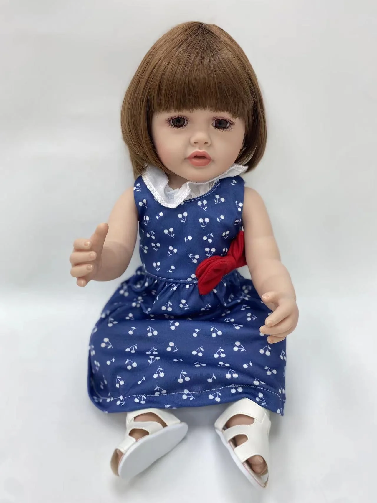 Factory Fancy Birthday & Christmas Gift Lifelike Full Silicone Reborn Baby Dolls Life Size Vinyl Baby Doll
