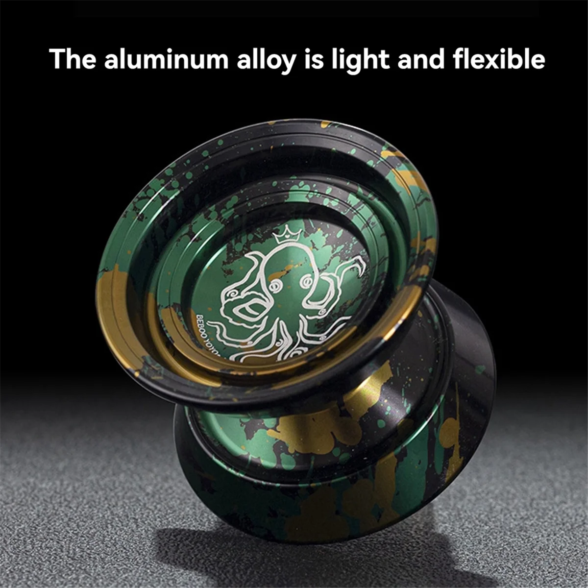 AA74 يويو معدني احترافي مع 10 محمل كروي يويو غير مستجيبة للأطفال والكبار والمبتدئين C