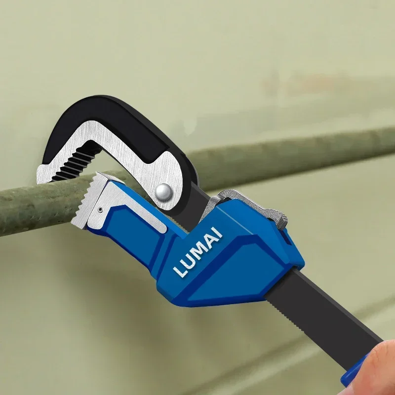 Adjustable Pipe Wrench - Heavy-Duty Universal Plumbing Tool for Taps, Valves & Pipes (Durable, Easy to Use)