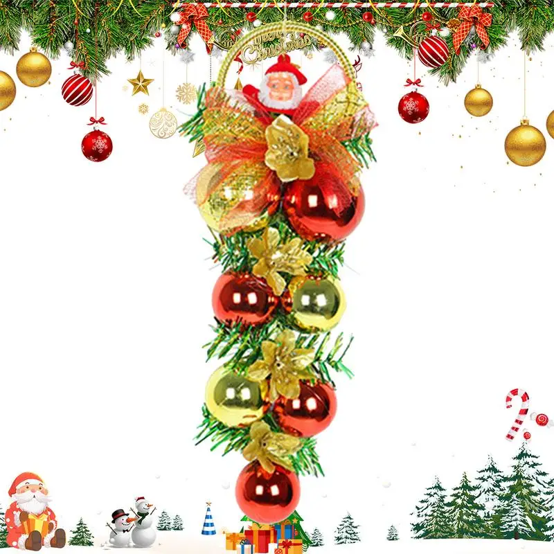 

Christmas Pine Needle Balls Decoration For Wall Artificial Pine Needle Christmas Ball Merry Christmas Wreath Garland Pine Needle