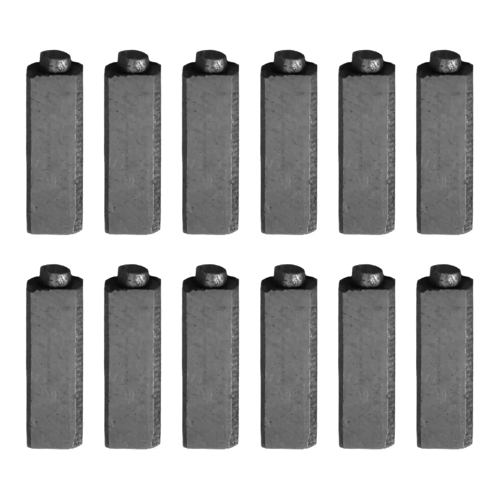 12pcs/lot Carbon Brush 4*5.5*17mm Motor Carbon Brushes For Anchor Engine Electric Hair Dryer General Set Power Tool Spare Parts