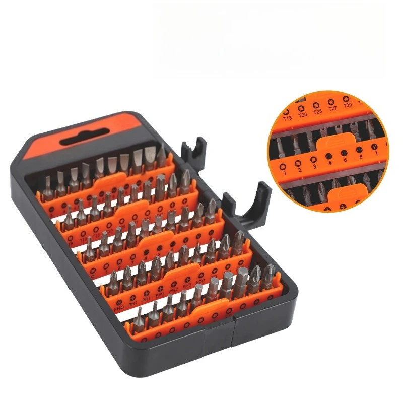 

51-in-1 Screwdriver Repair Tool Kit Multi Bits Set for Glasses Clock Mobile Phone & Sewing Machine Maintenance
