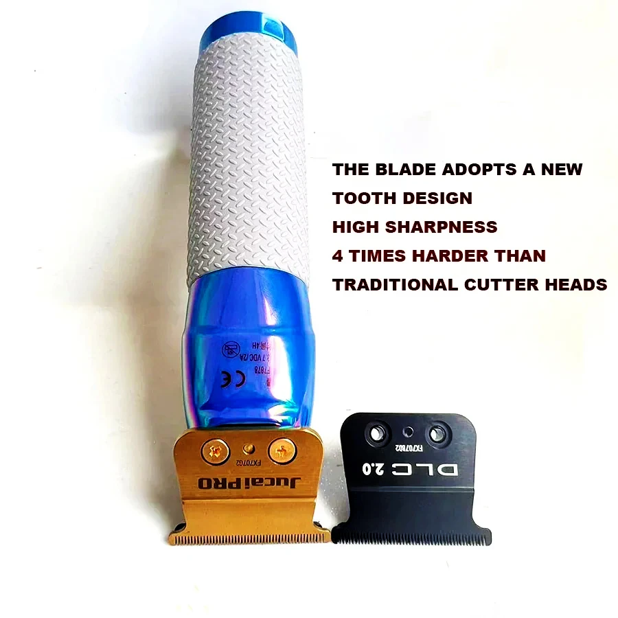 FX707 Blade Suitable For BAB PRO Trimmer Original Replacement Titanium Coated Blade For FX787 FX726 FX787Z DLC Carbon Steel