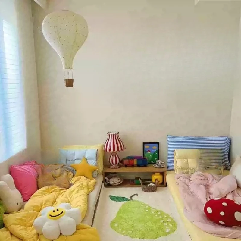 Handmade Fabric Hot Air Balloon Hanging Ornament  Room Decor Atmosphere Lamp Lampshade Home Pendant