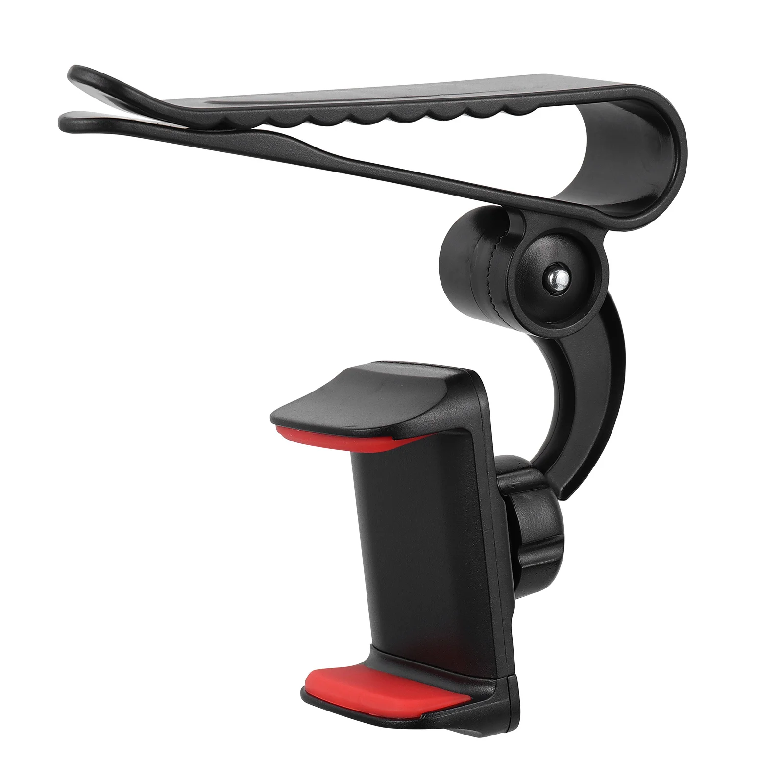 

1Pcs Car Phone Rack Sun Visor Clip Mobile Phone Holder Stable Safe GPS Bracket Universal Easy Installation Adjustable Angle