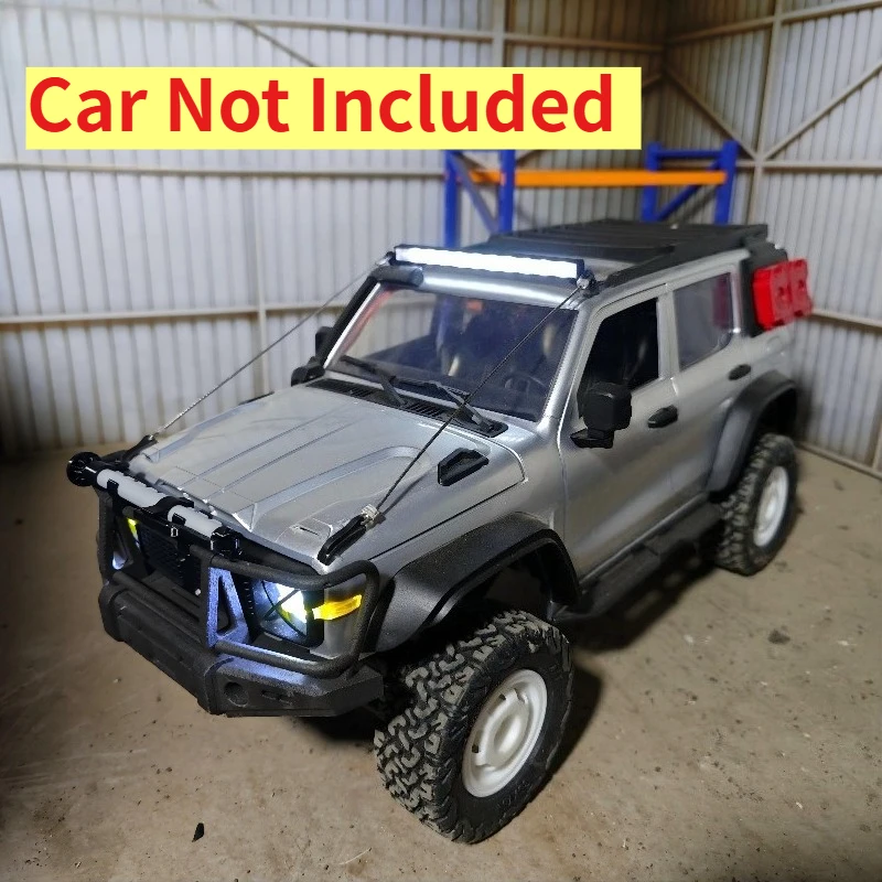 RC Crawler Custom Size Simulation Bull Bar Front Bumper Jack Decor Parts For MN/TK300 1/12 Scale RC Off-road Modificat Accessory view 5