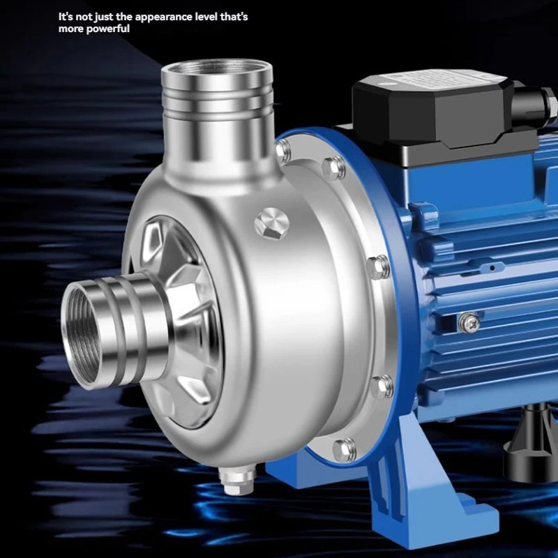 Baru DWK100 750W 220V Pompa Sentrifugal Baja Tahan Karat Tipe DWK Pompa Sirkulasi Tahan Asam dan Alkali Limbah Antikorosi
