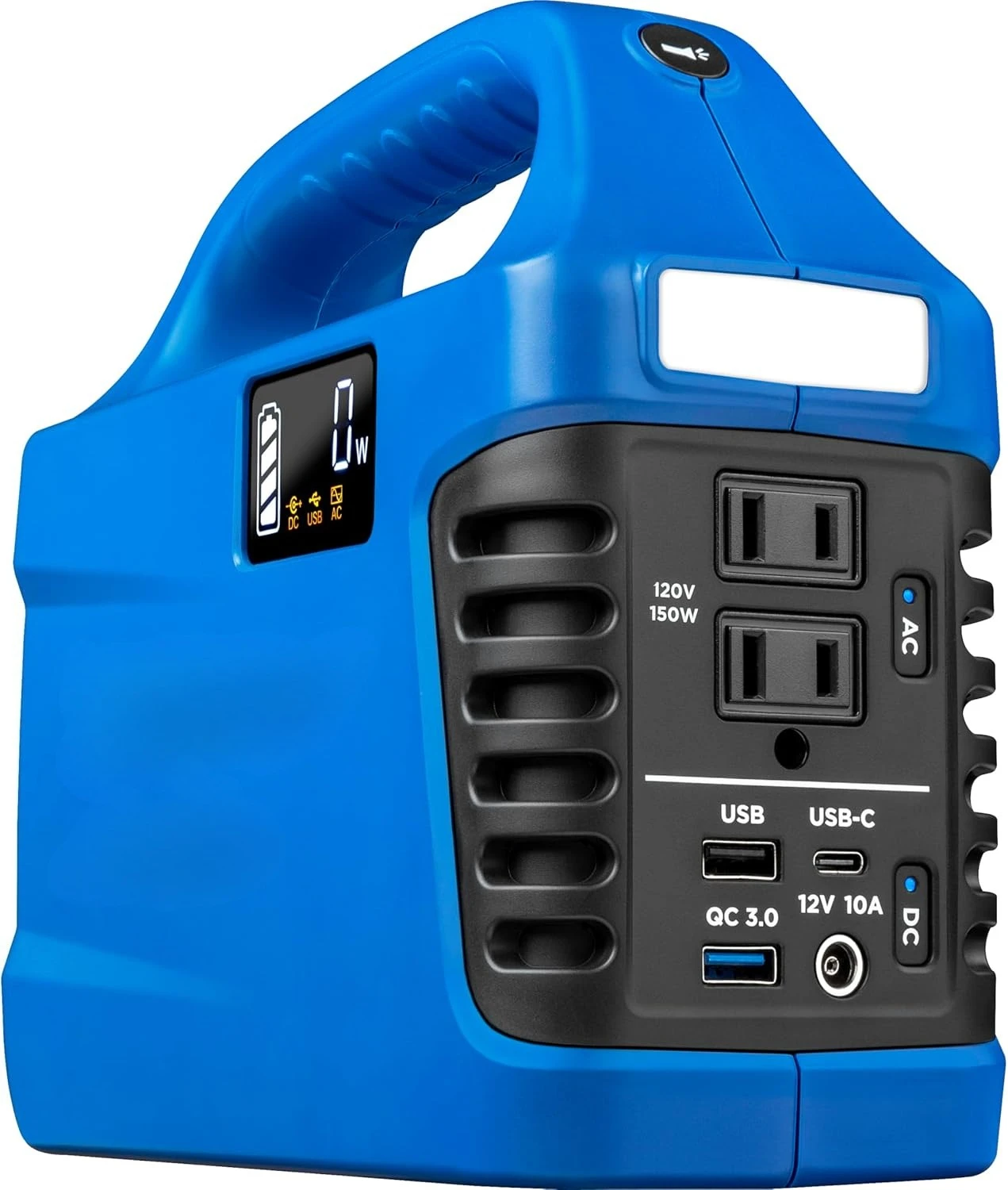 

194Wh 300 Peak Watt Portable Power Station & Solar Generator, Modified Sine Wave AC Outlet, Backup Lithium Battery for Camping