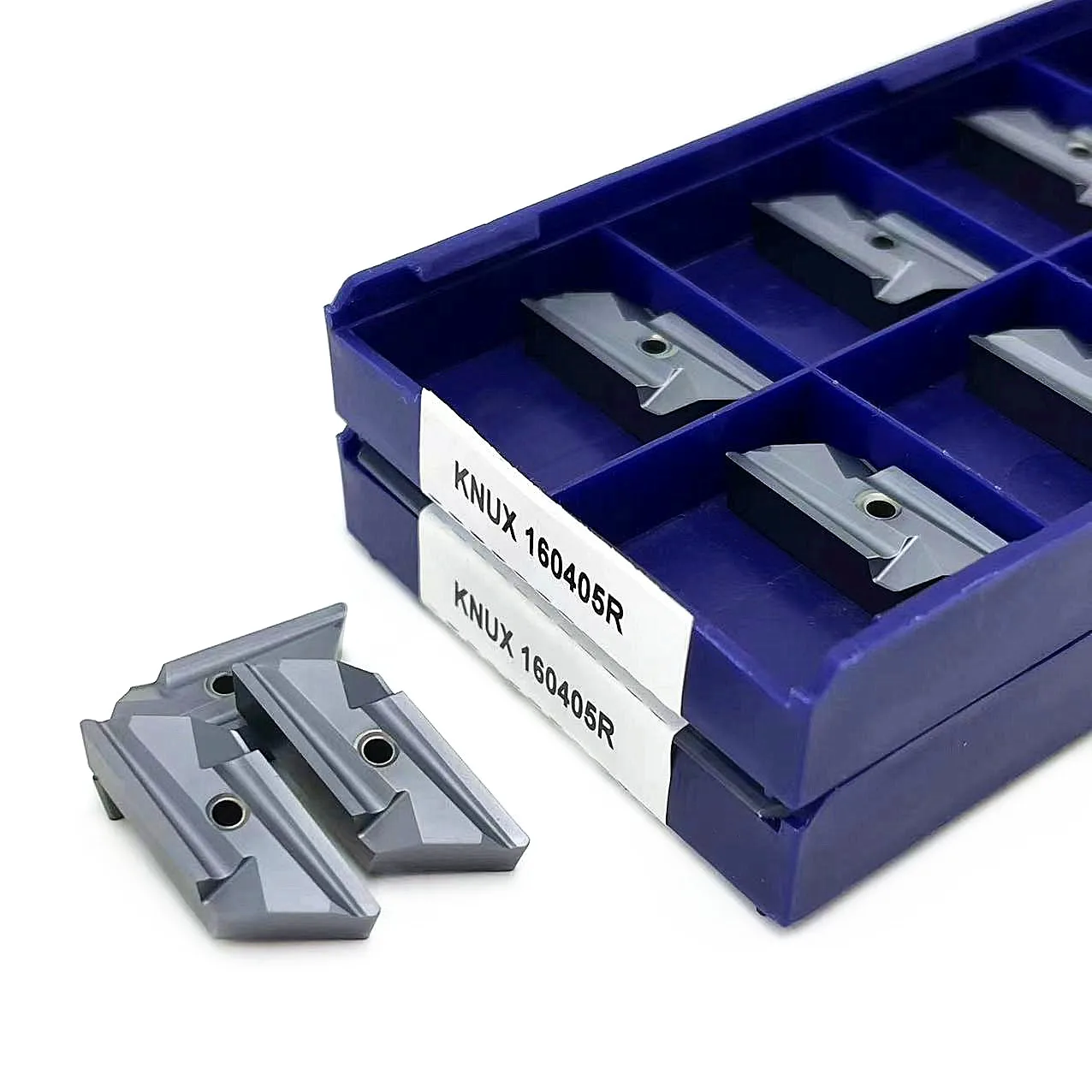 Hoja de carburo KNUX160405 R LT10, herramienta de torno CNC de alta calidad, 100% original, KNUX160405R