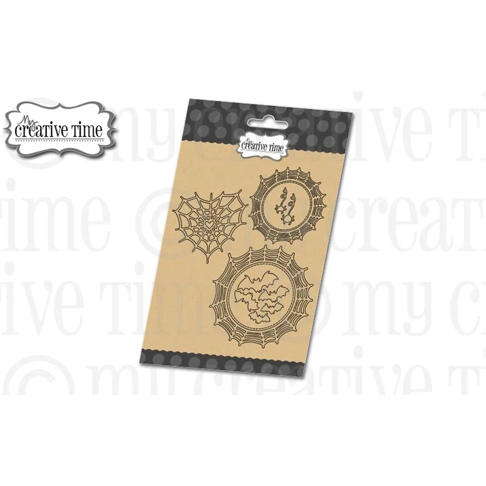 

Scrapbooking Diary Holiday Decoration Hallowmas Fun Web Tag Scallop Treat Box Die DIY Greeting Card Metal Cutting Dies 2025 New