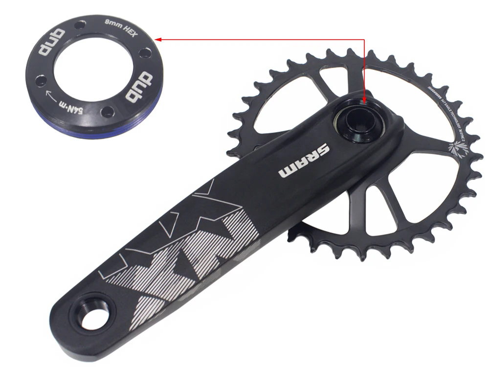 HEPPE Fahrrad Kurbel Arm Kappe DUB Kurbel Abdeckung für SRAM NX/GX/Force/XX1/AXS Kurbel DUB Kappe Kurbelgarnitur Schraube Sram Kurbel Bolzen Feststellschraube – Detail 19