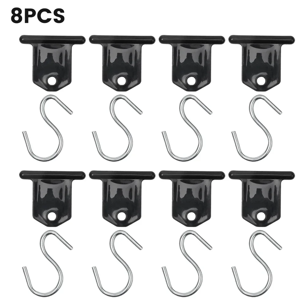 

8PCS 4cm Length Camping Awning Hooks Clips RV Tent Hangers Light Hangers For Caravan Camper Wide Range Use Stylish Easy To Use