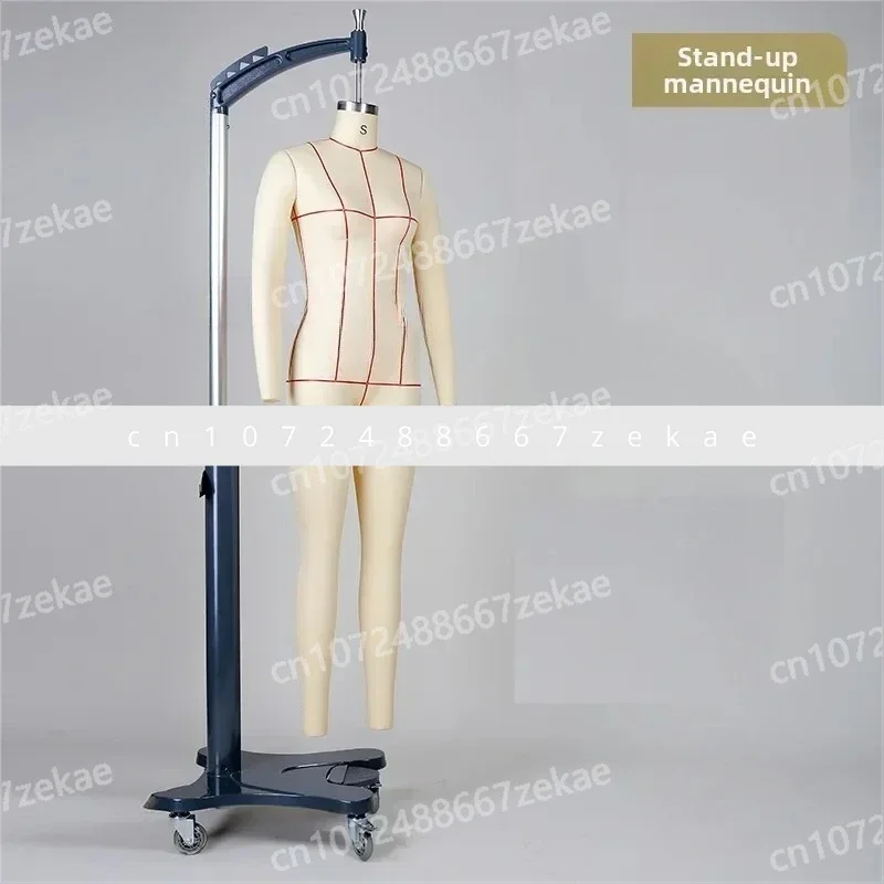 

Professional Bust Sewing Mannequin With Metal Base European Full Body Tailoring Pinned Dressmaker Mannequins For Clothing Design