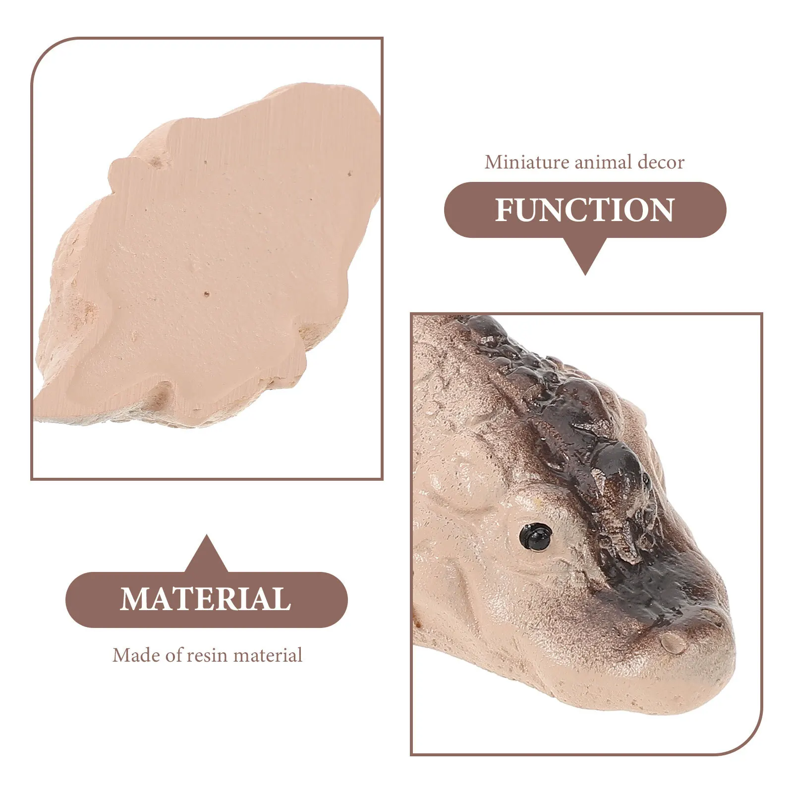 

Crocodile Tea Pet Small Mini Resin Crocodile Statue Indoor Desktop Garden Resin Craft Decorative Ornament Tea Pet