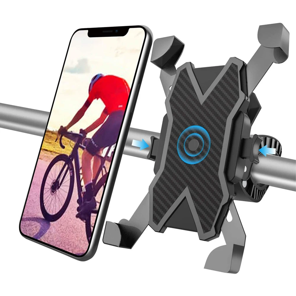 Universal Bike Phone Holder for iPhone Xiaomi Riding MTB Bike Moto Motorcycle Stand Bracket Non-slip Cycling