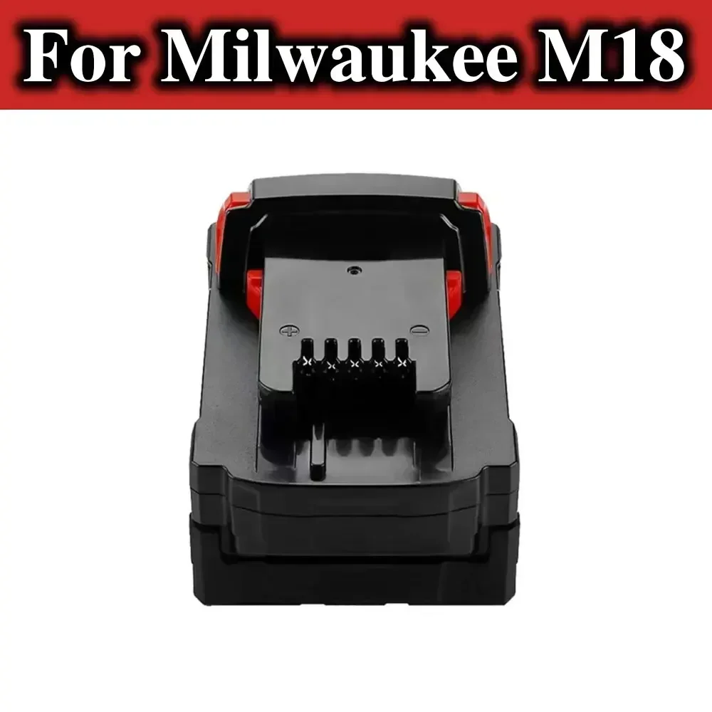 For Milwaukee M18 Power Tool Battery, Charger, BR, XC, 18V, 5000mAh-18000mAh M18B5, 48-11-1860, Built-in 18650 10C Battery