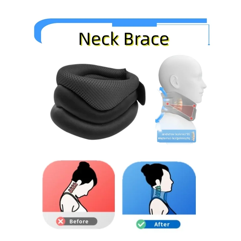 

Neck Brace Support Cervical Collar to Relieve Pain and Pressure in Spine Relaxer Cervical Spine Physiotherapy Neck Corrector