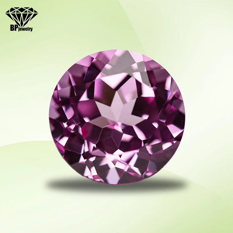 

New Lab Grown Sapphire Round Cut Pink Color Gemstone for DIY Women Advanced Jewelry Making Materials Selectable AGL Certificate