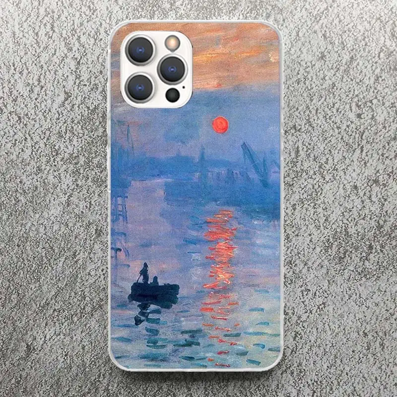 Miękkie etui z nadrukiem mostka lotosu na iPhone 11 13 14 Pro Max 15 Art 12 Mini obudowa telefonu XS XR X SE 7 Plus 8 Patt