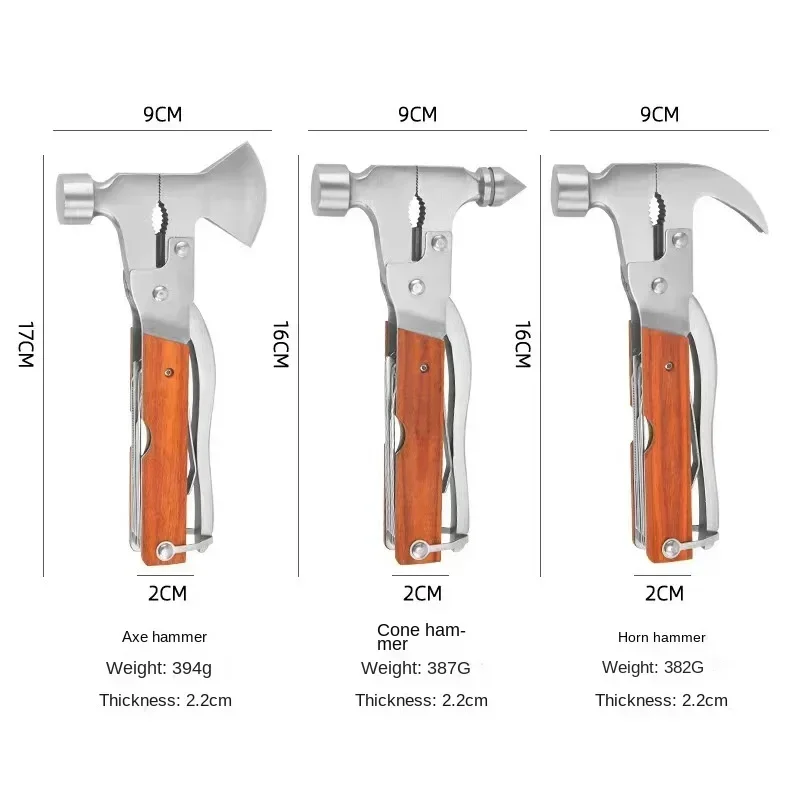 Practical Outdoor Multifunctional Axe Camping & Car Multifunctional First Aid Tool Life Saving Hammer Emergencia Glass Breaker