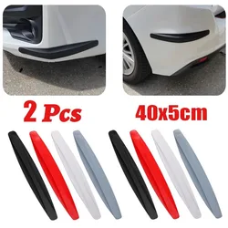 2Pcs Car Bumper Protector Strip Anti-collision Protection Strips Sticker Guard Corner Protector Scratch Body Auto Accessories