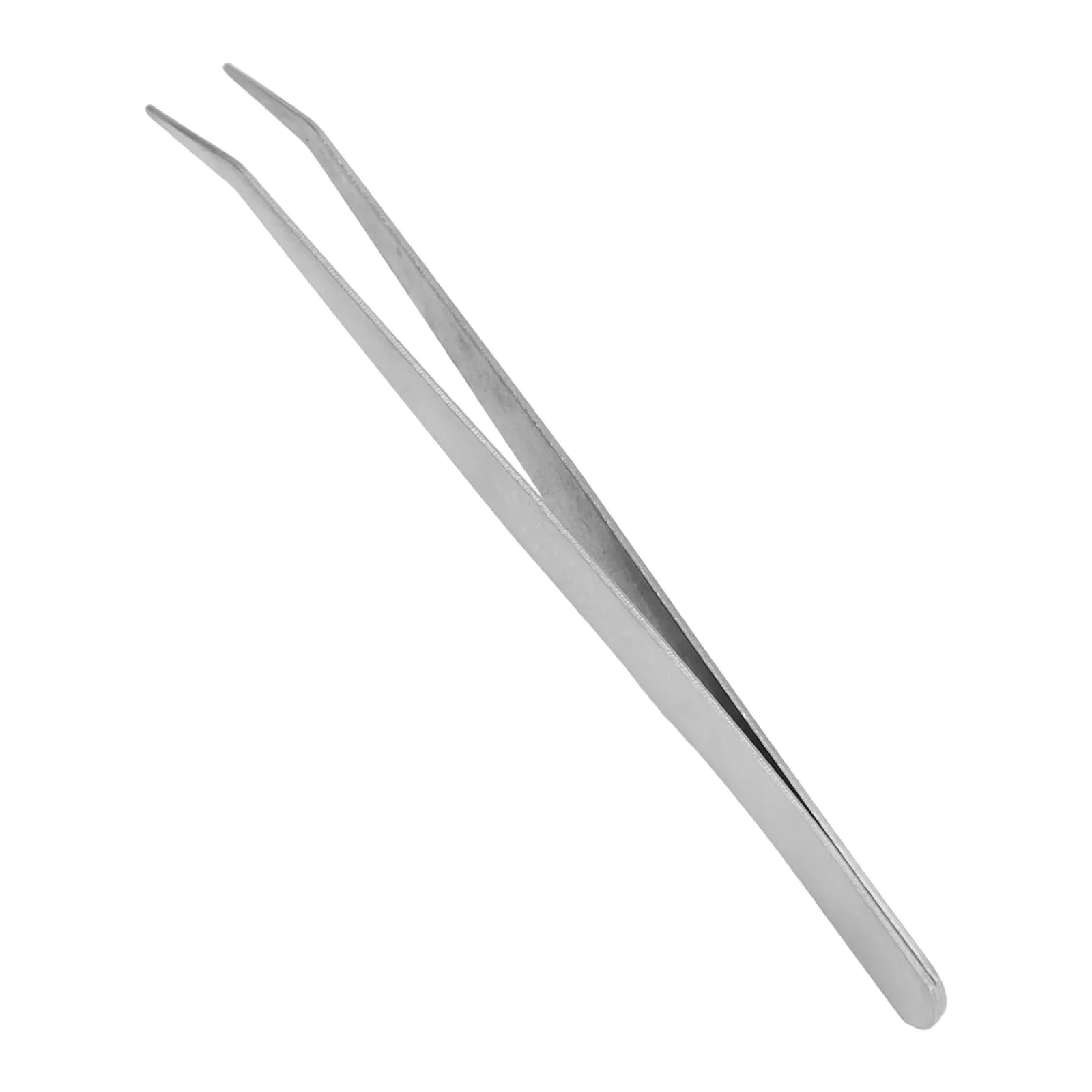 Straight Head Elbow Tweezers Anti rust Acid Resistant Comfortable Grip Easy Extraction of Parts High Precision