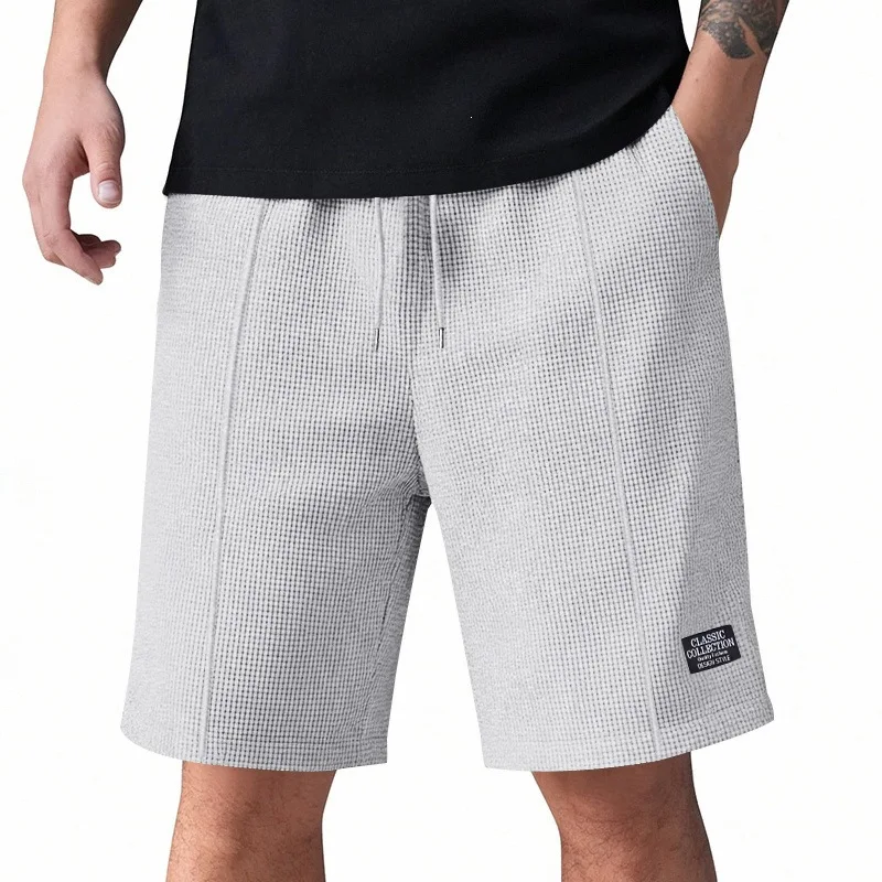 

Летние мужские повседневные шорты, модные спортивные брюки, свободные прямые штаны, прохладные, дышащие, новый модный тренд, мужские шорты