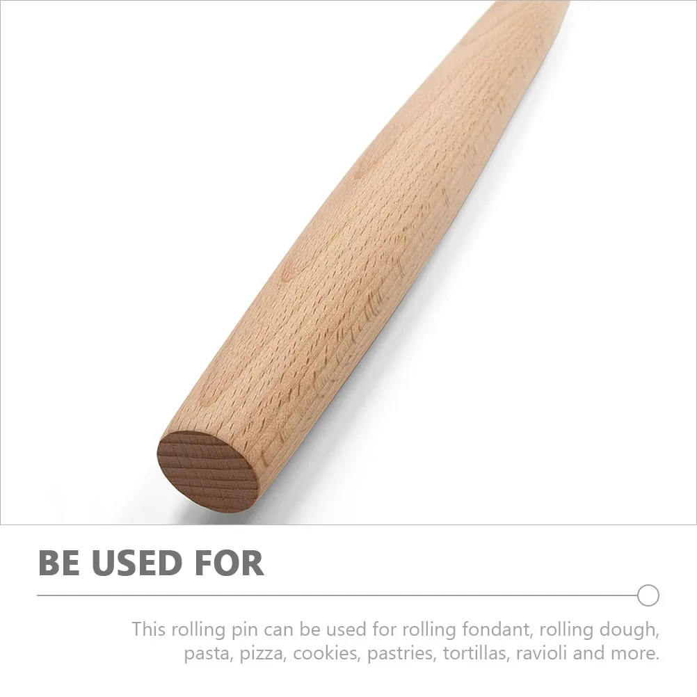 

Wooden Rolling Pin Large Dough Roller For Baking Pizza Pasta Fondant Smooth Surface Easy Clean Kitchen Rolling Rod Home