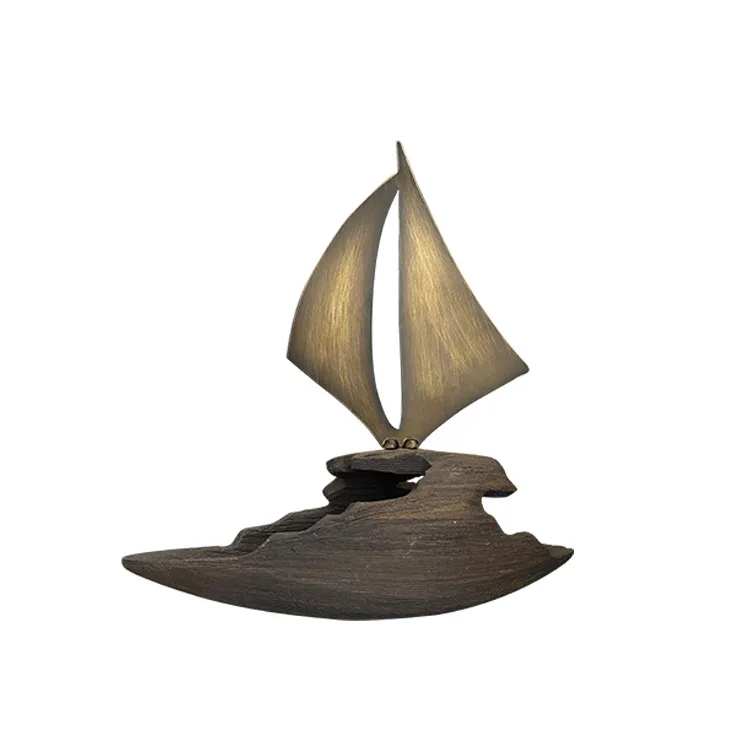 Light luxury ship model, sailing crafts, high-end display, home entrance, feng shui art decoration