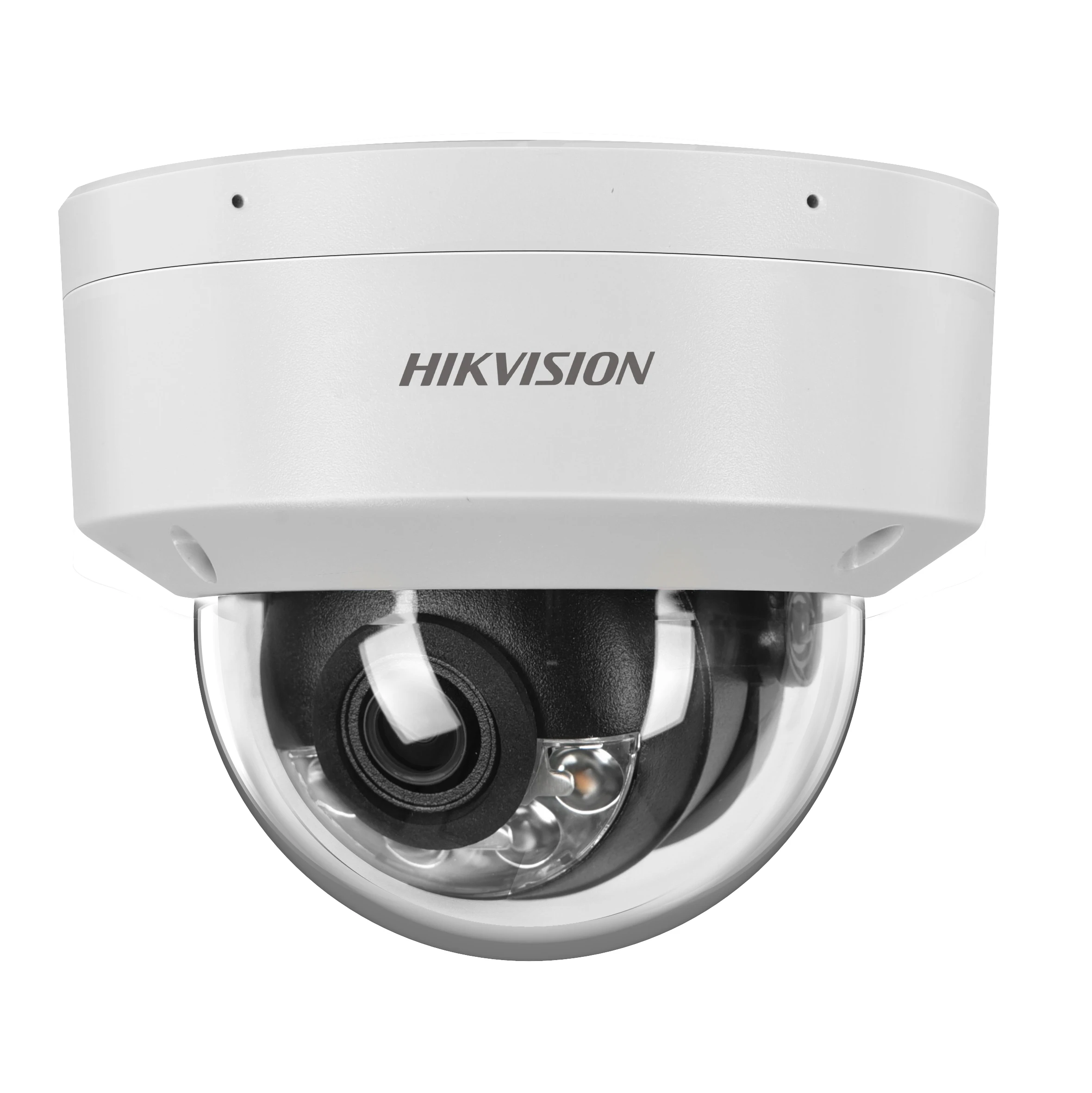 Imagem -03 - Hikvision-câmera ip Inteligente 8mp Ds2cd1183g2-liu 4k Luz Híbrida ir Luz Branca Microfone Embutido Câmera de Rede Dome