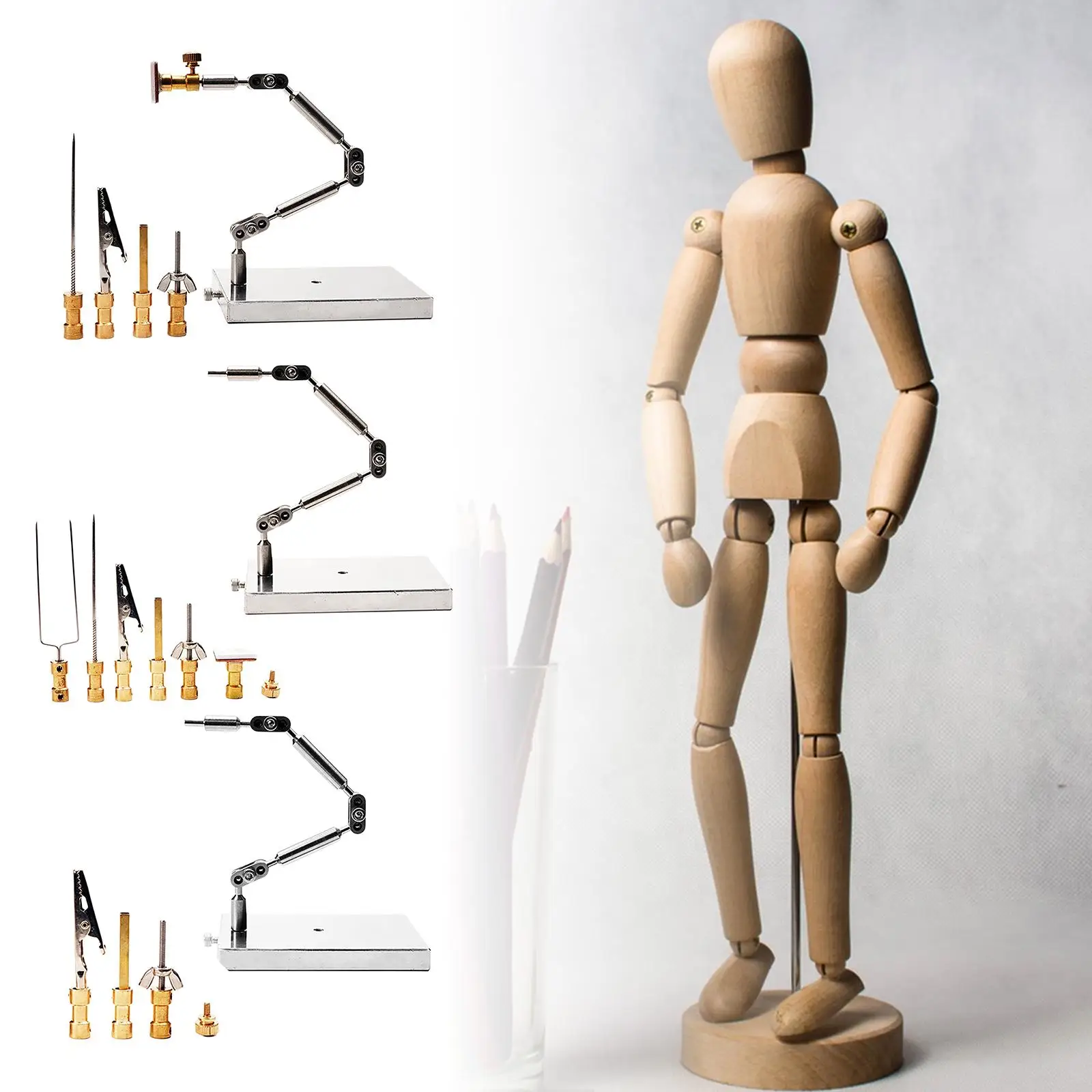 

Stop Motion Rig Portable Adjustable Display Base Anime Figure Display Stand Armature Support Tool for Clay Figurines Models