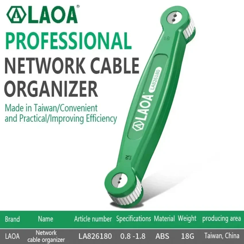 LAOA Network Cable Untwist Tool, 0.8-1.8mm Engineer Wire Straightener for Wires Pair Separator Tools Quickly & Easily Untwists